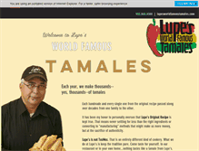 Tablet Screenshot of lupesworldfamoustamales.com